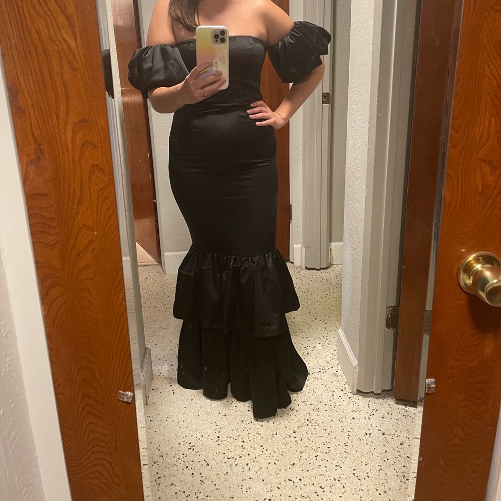 Boohoo Formal Satin Maxi
